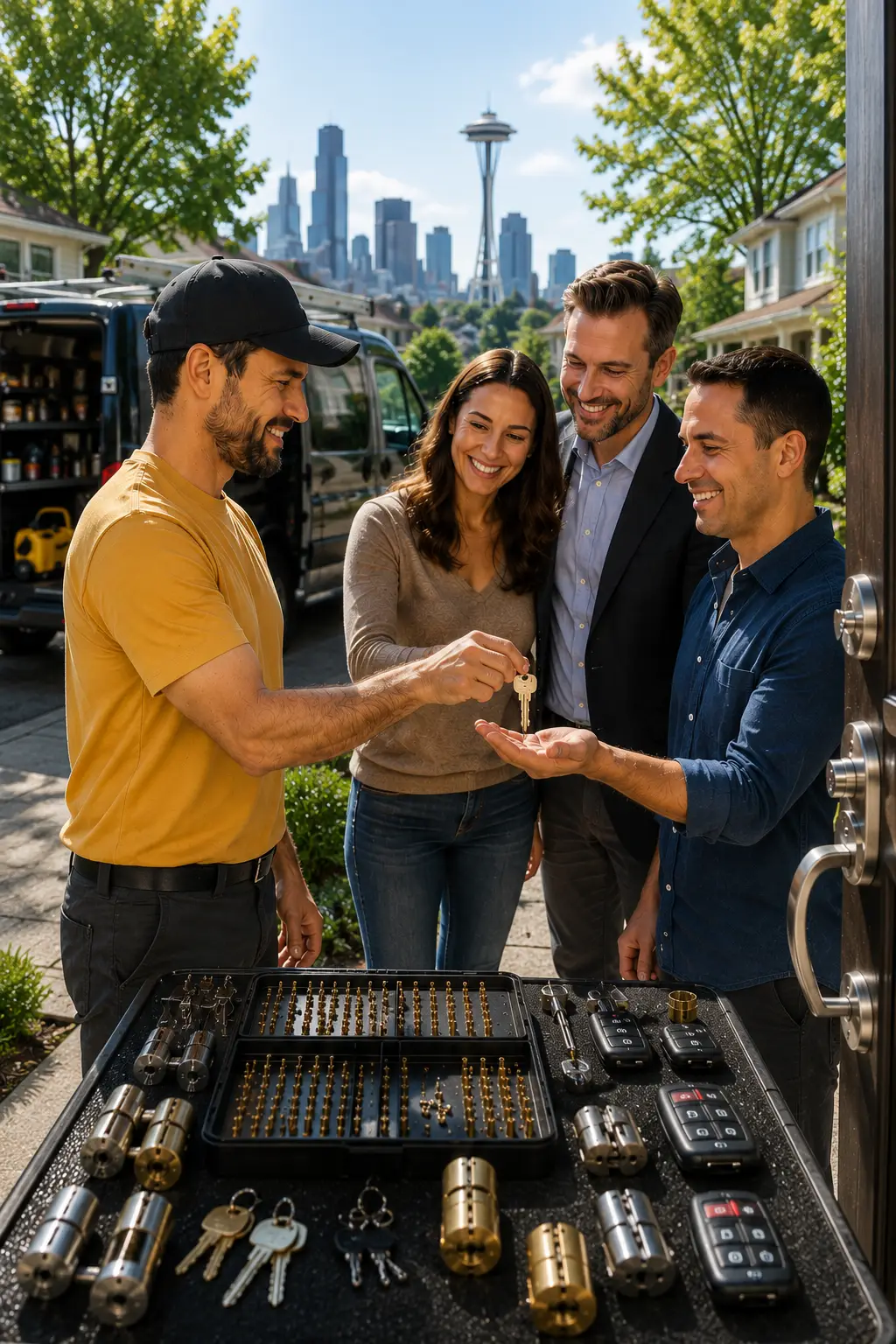 Affordable rekey lock service Seattle WA