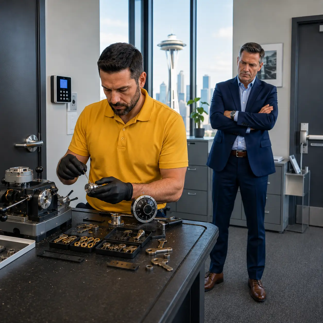 Local commercial locksmith service in Seattle WA